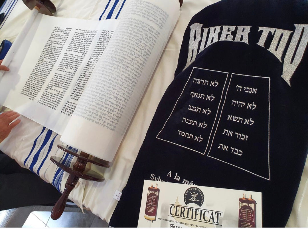 Un Sefer Torah aux couleurs des Biker Tov